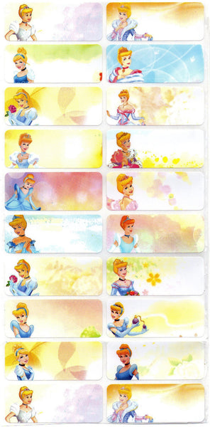 Large Cinderella Name Stickers