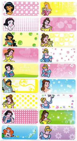 Large Disney Princess Name Stickers