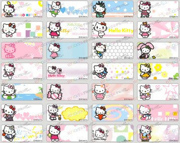 Small Hello Kitty (Ver2) Name Stickers