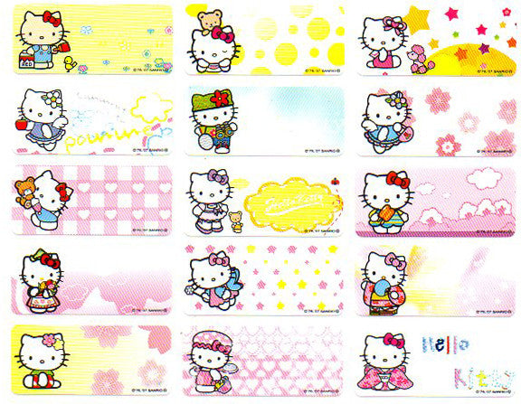 Medium Hello Kitty (Ver2) Name Stickers