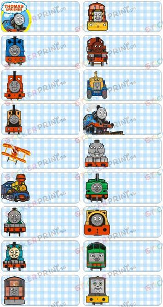 Large Thomas & Friends Name Stickers